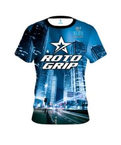Roto Grip Autism Light It Up Blue Buildings CoolWick Bowling Jersey