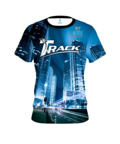 Track Autism Light It Up Blue Buildings CoolWick Bowling Jersey
