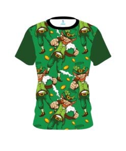 Plain St Patrick's Day Lucky Day CoolWick Bowling Jersey