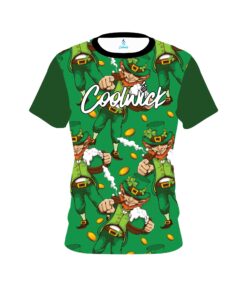 Signature Logo St Patrick's Day Lucky Day CoolWick Bowling Jersey