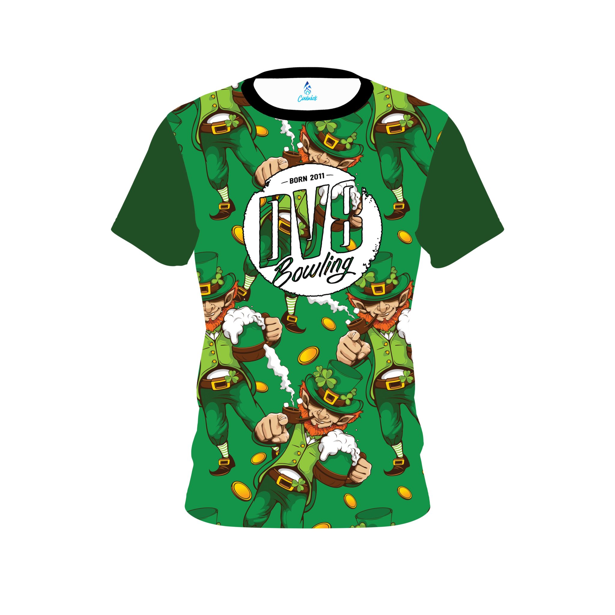 DV8 St Patrick's Day Lucky Day CoolWick Bowling Jersey