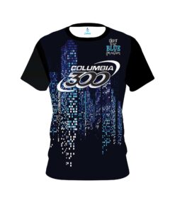 Columbia 300 Autism Light It Up Blue Pixels CoolWick Bowling Jersey