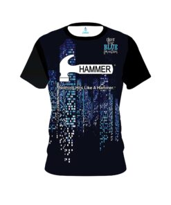 Hammer Autism Light It Up Blue Pixels CoolWick Bowling Jersey