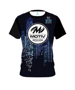 Motiv Autism Light It Up Blue Pixels CoolWick Bowling Jersey