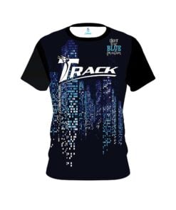 Track Autism Light It Up Blue Pixels CoolWick Bowling Jersey