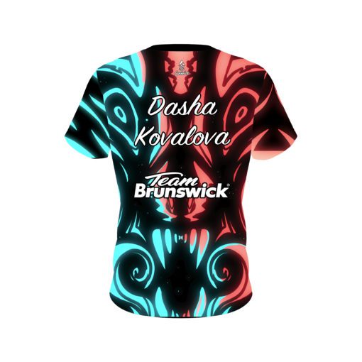 Brunswick Dasha Kovalova Neon Tiger CoolWick Bowling Jersey - Image 2