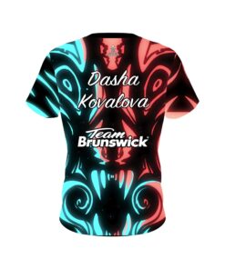 Alternative view of Brunswick Dasha Kovalova Neon Tiger CoolWick Bowling Jersey