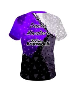 Alternative view of Brunswick Dasha Kovalova Patchwork CoolWick Bowling Jersey