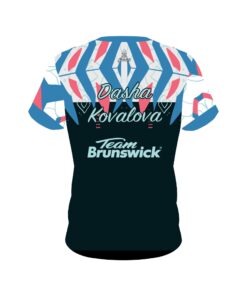 Alternative view of Brunswick Dasha Kovalova Pattern Fun CoolWick Bowling Jersey
