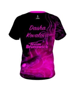 Alternative view of Brunswick Dasha Kovalova Pink Wolf CoolWick Bowling Jersey