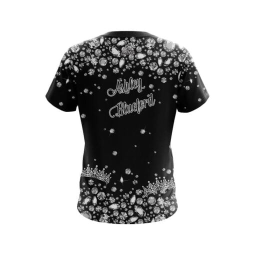 Crown The Queen Black Diamond Ashley Blueford Bowling Jersey - Image 2