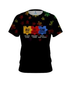 Puzzle Piece Autism Awareness CoolWick Bowling Jersey