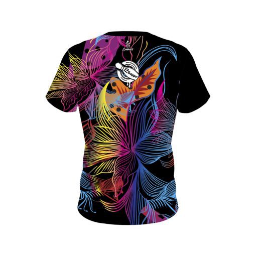 12Bagger Colored Leaves Bowling Coolwick Jersey - Image 2