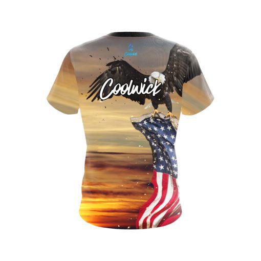 Signature Coolwick American Eagle Sunrise Bowling Jersey - Image 2