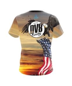 Alternative view of DV8 American Eagle Sunrise CoolWick Bowling Jersey