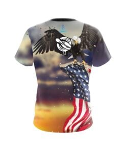 Alternative view of 12Bagger Bowling American Eagle Sunset Jerseys