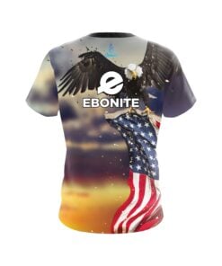 Alternative view of Ebonite American Eagle Sunset CoolWick Bowling Jersey