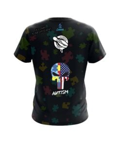 Alternative view of 12Bagger Bowling Autism Punisher Coolwick Jersey