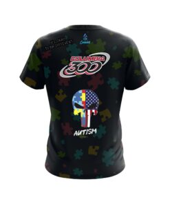 Alternative view of Columbia 300 Autism Punisher CoolWick Bowling Jersey