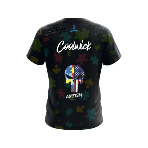 Signature Coolwick Autism Punisher Bowling Jersey - Image 2