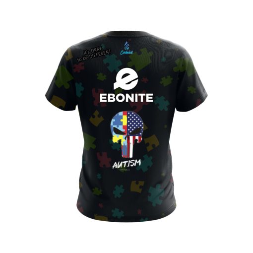 Ebonite Autism Punisher CoolWick Bowling Jersey - Image 2