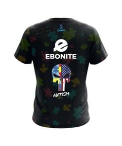 Alternative view of Ebonite Autism Punisher CoolWick Bowling Jersey
