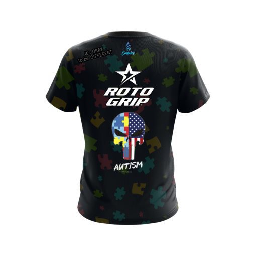 Roto Grip Autism Punisher CoolWick Bowling Jersey - Image 2