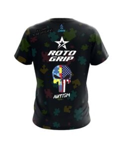 Alternative view of Roto Grip Autism Punisher CoolWick Bowling Jersey