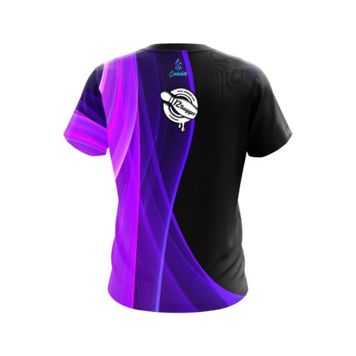 12Bagger Bowling Deep Curves Purple Coolwick Jersey - Image 2
