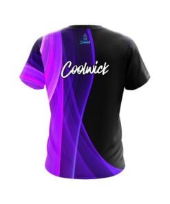 Alternative view of Signature Coolwick Deep Curves Purple Bowling Jersey