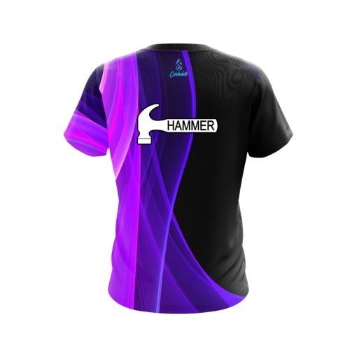 Hammer Deep Curves Purple CoolWick Bowling Jersey - Image 2