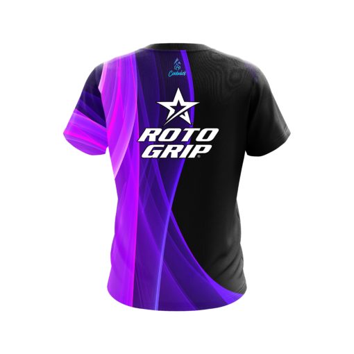 Roto Grip Deep Curves Purple CoolWick Bowling Jersey - Image 2