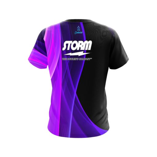 Storm Deep Curves Purple CoolWick Bowling Jersey - Image 2