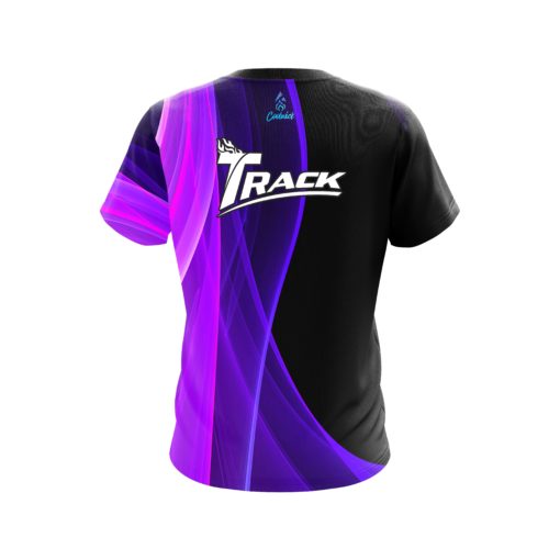 Track Deep Curves Purple CoolWick Bowling Jersey - Image 2