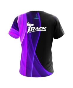 Alternative view of Track Deep Curves Purple CoolWick Bowling Jersey