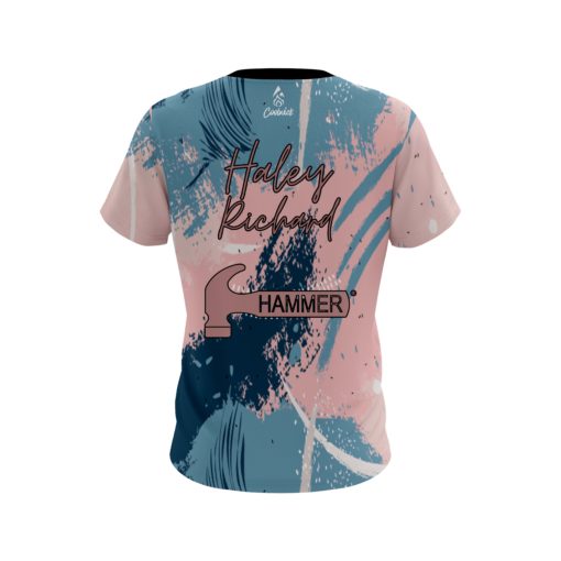 Haley Richard Pastel Paint CoolWick Bowling Jersey - Image 2