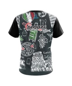 Alternative view of 900 Global Italy Vibes CoolWick Bowling Jersey