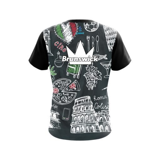 Brunswick Italy Vibes CoolWick Bowling Jersey - Image 2
