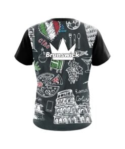 Alternative view of Brunswick Italy Vibes CoolWick Bowling Jersey