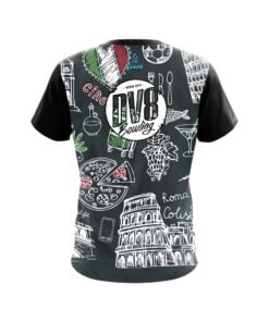 Alternative view of DV8 Italy Vibes CoolWick Bowling Jersey