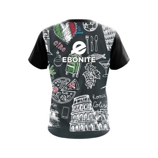 Ebonite Italy Vibes CoolWick Bowling Jersey - Image 2