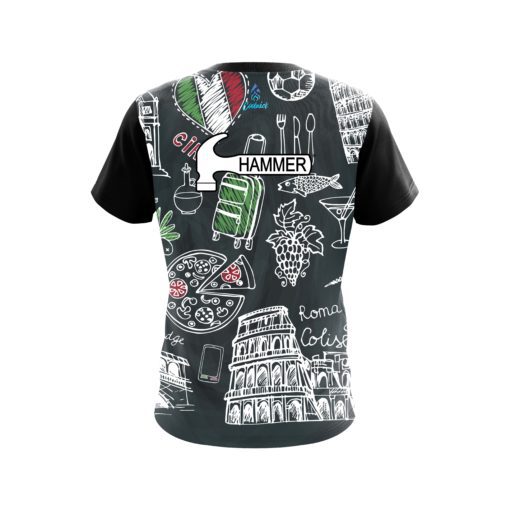 Hammer Italy Vibes CoolWick Bowling Jersey - Image 2