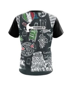 Alternative view of Hammer Italy Vibes CoolWick Bowling Jersey