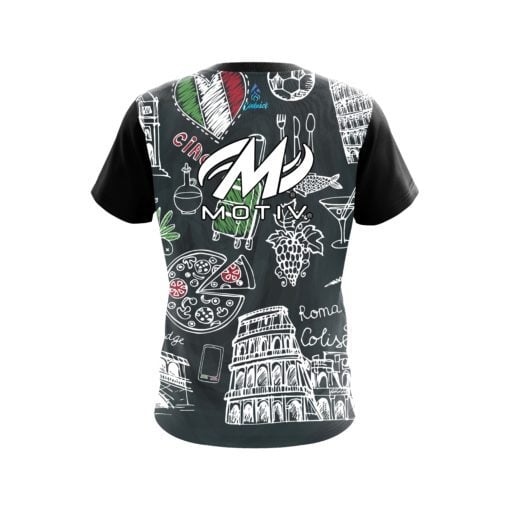 Motiv Italy Vibes CoolWick Bowling Jersey - Image 2