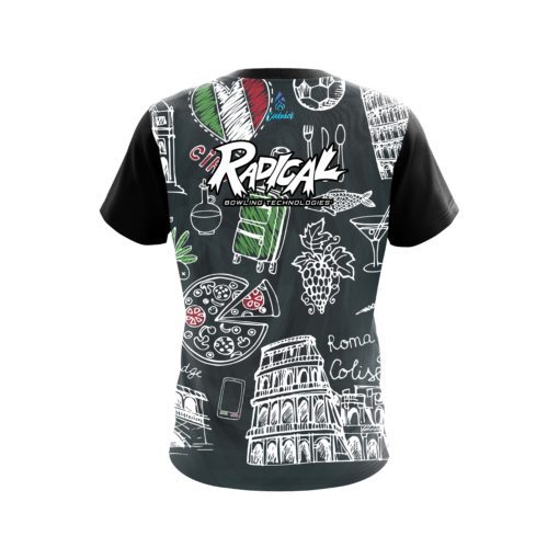 Radical Italy Vibes CoolWick Bowling Jersey - Image 2