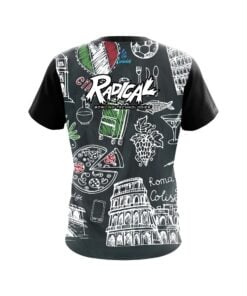Alternative view of Radical Italy Vibes CoolWick Bowling Jersey