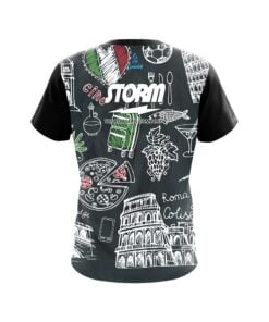 Alternative view of Storm Italy Vibes CoolWick Bowling Jersey