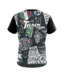 Alternative view of Track Italy Vibes CoolWick Bowling Jersey