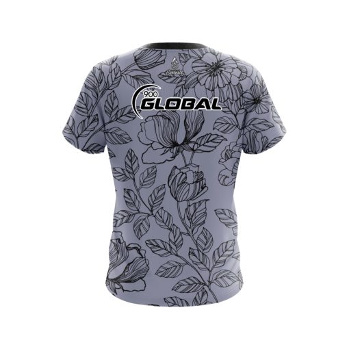 900 Global Flower Tattoo CoolWick Bowling Jersey - Image 2
