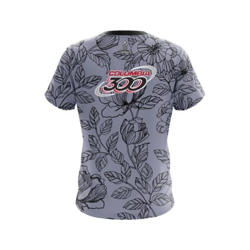 Columbia 300 Flower Tattoo CoolWick Bowling Jersey - Image 2